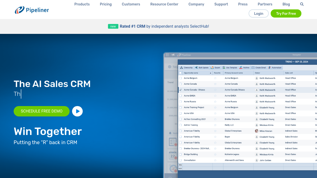 Pipeliner CRM